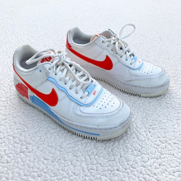 Nike Air Force Limited Edition Shadow SE 'Team Orange Blue' Shoes